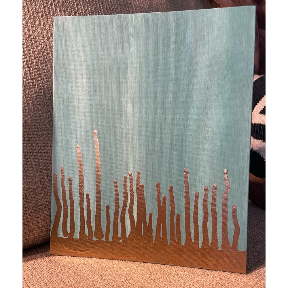 “24k Coral” Painting